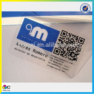 competitive price wholesale clear frosted plastic business cards